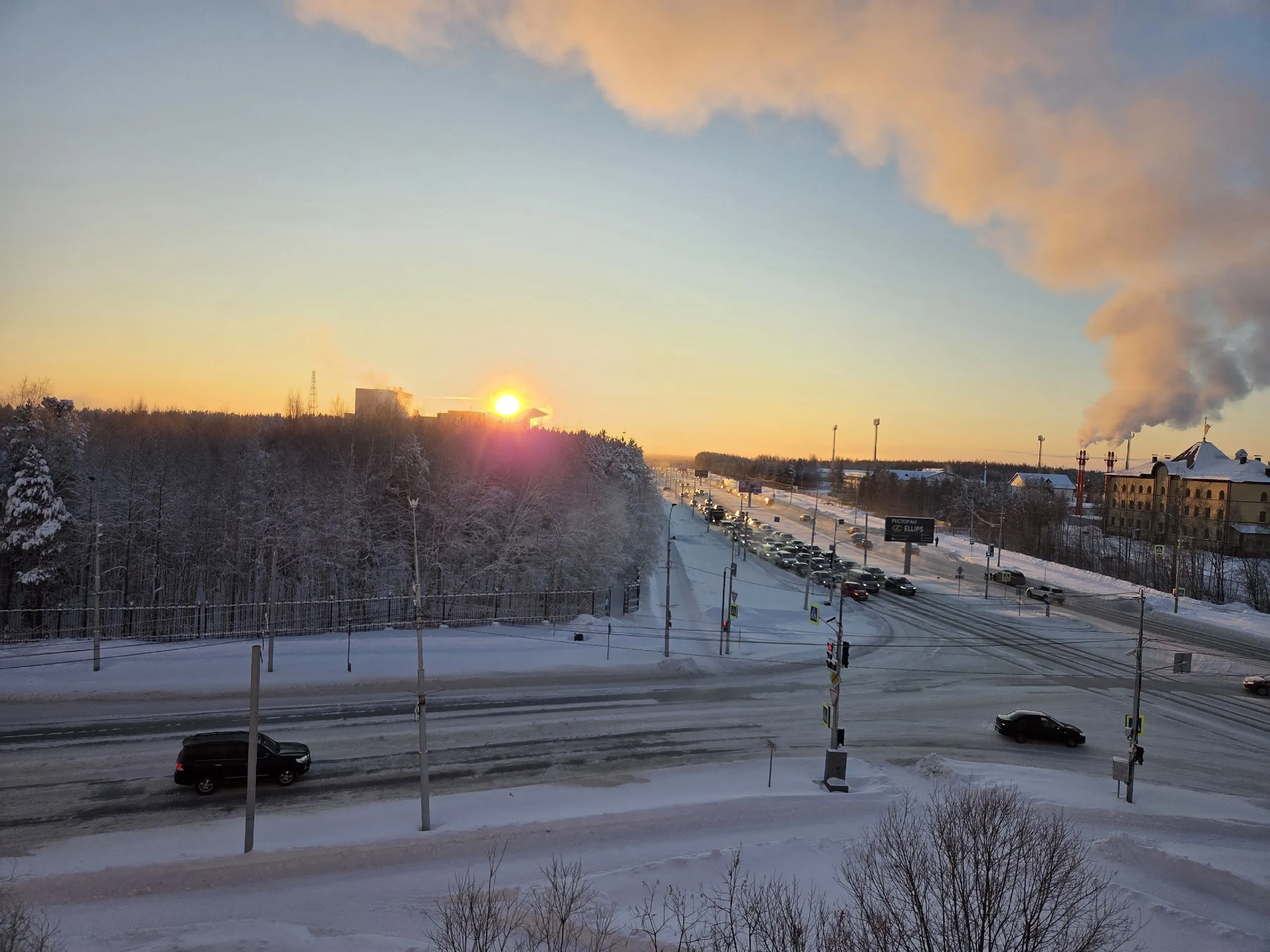 Новогодняя ночь в Сургуте будет теплой