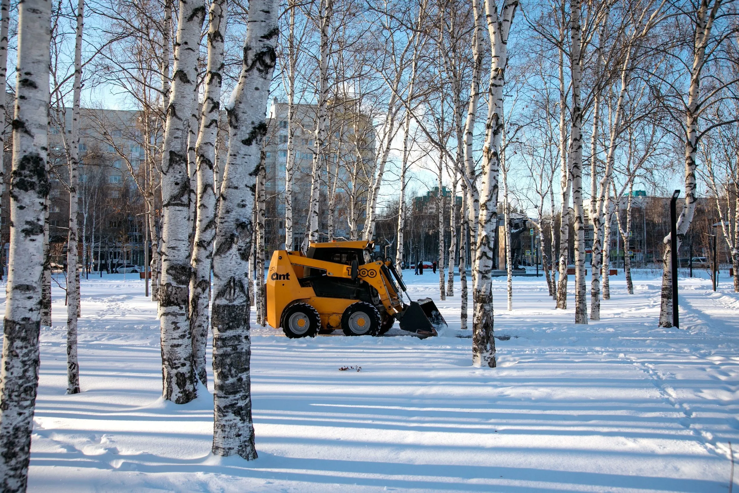 За новогодние выходные с улиц Сургута вывезли почти 6 тысяч самосвалов снега