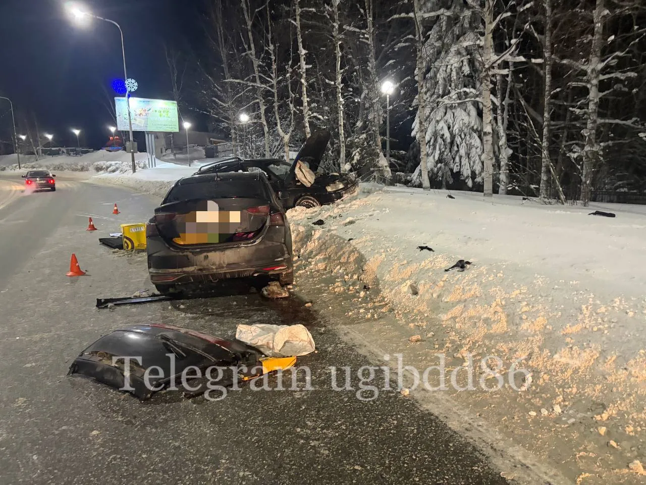 Неопытный водитель устроил ДТП с пострадавшими в Ханты-Мансийске