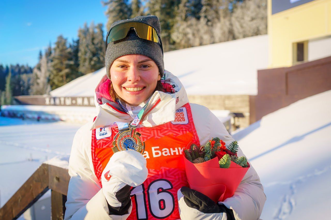 Югорская биатлонистка Виктория Метеля досрочно завершила сезон из-за мононуклеоза