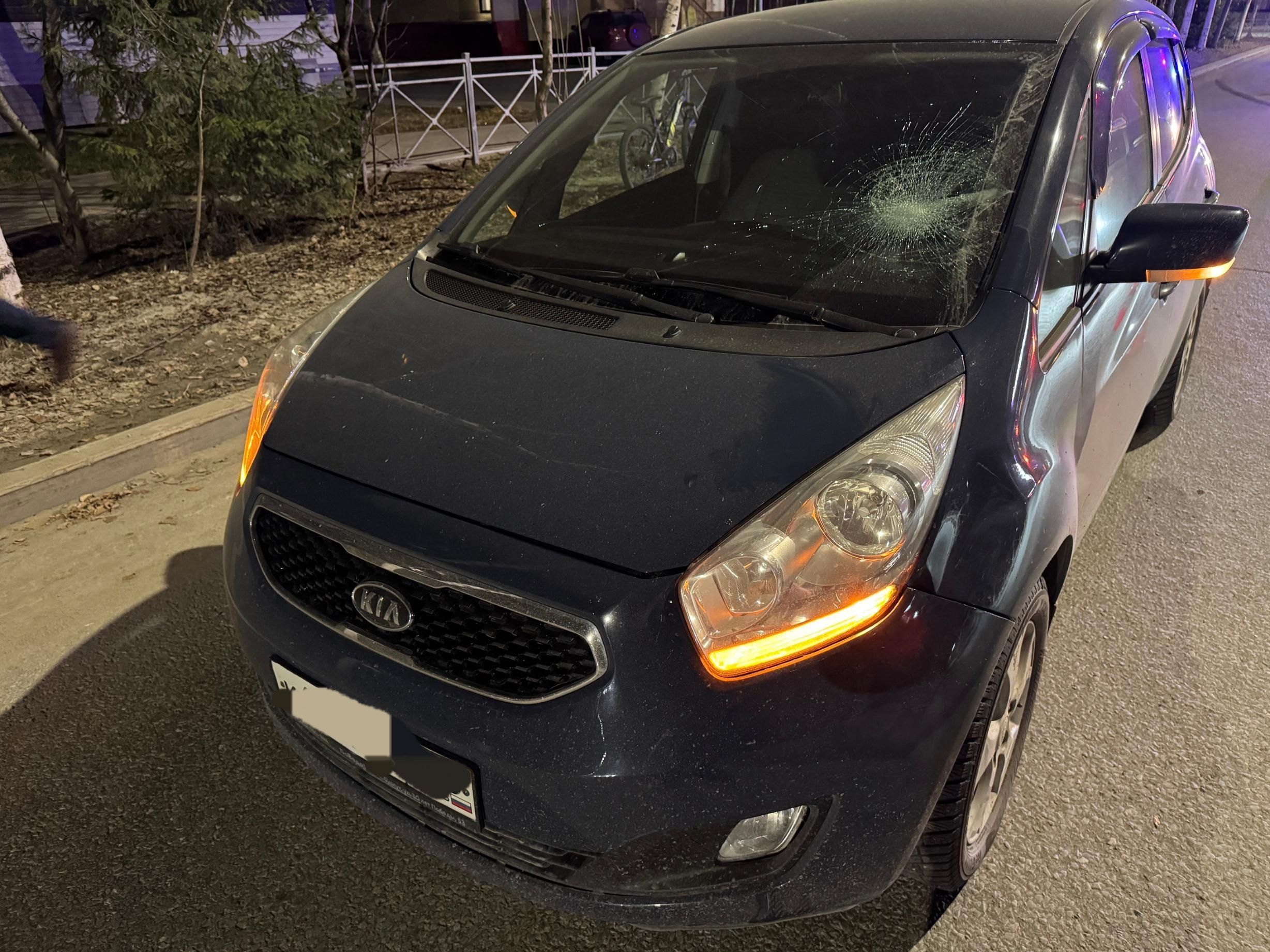 В Сургуте юный велосипедист попал под колеса Kia