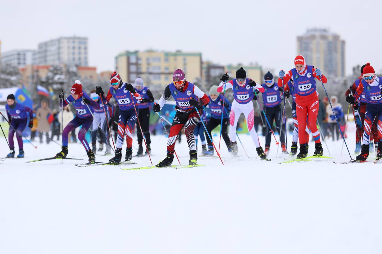 В Сургуте 14 февраля перекроют дорогу для проведения «Лыжни России»