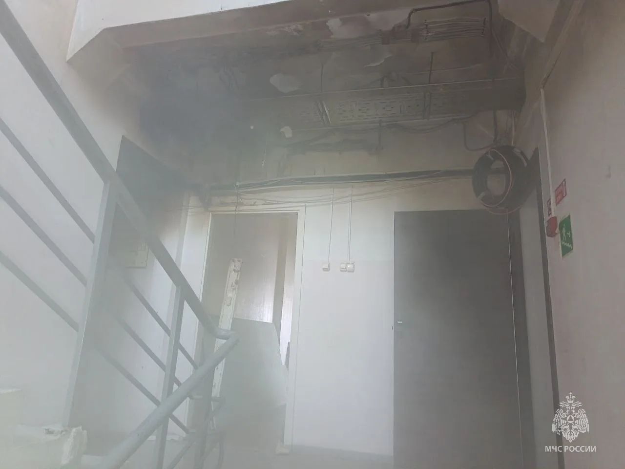 В Сургуте горела поликлиника